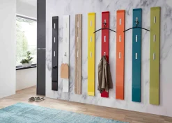 Kapstokken^Huisenthuis Kapstokpaneel Colori Hoogglans Wit