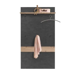 Kapstokken^Huisenthuis Kapstokpaneel Hermes Artisan Eiken