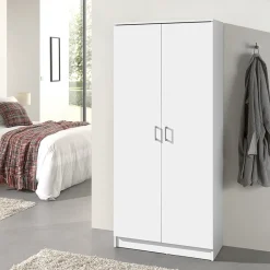 Kantoorkasten|Kledingkasten^Huisenthuis Kast Loek M Wit