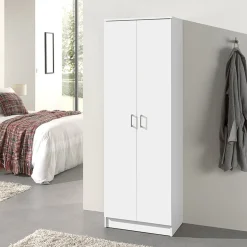 Kantoorkasten|Kledingkasten^Huisenthuis Kast Loek S Wit