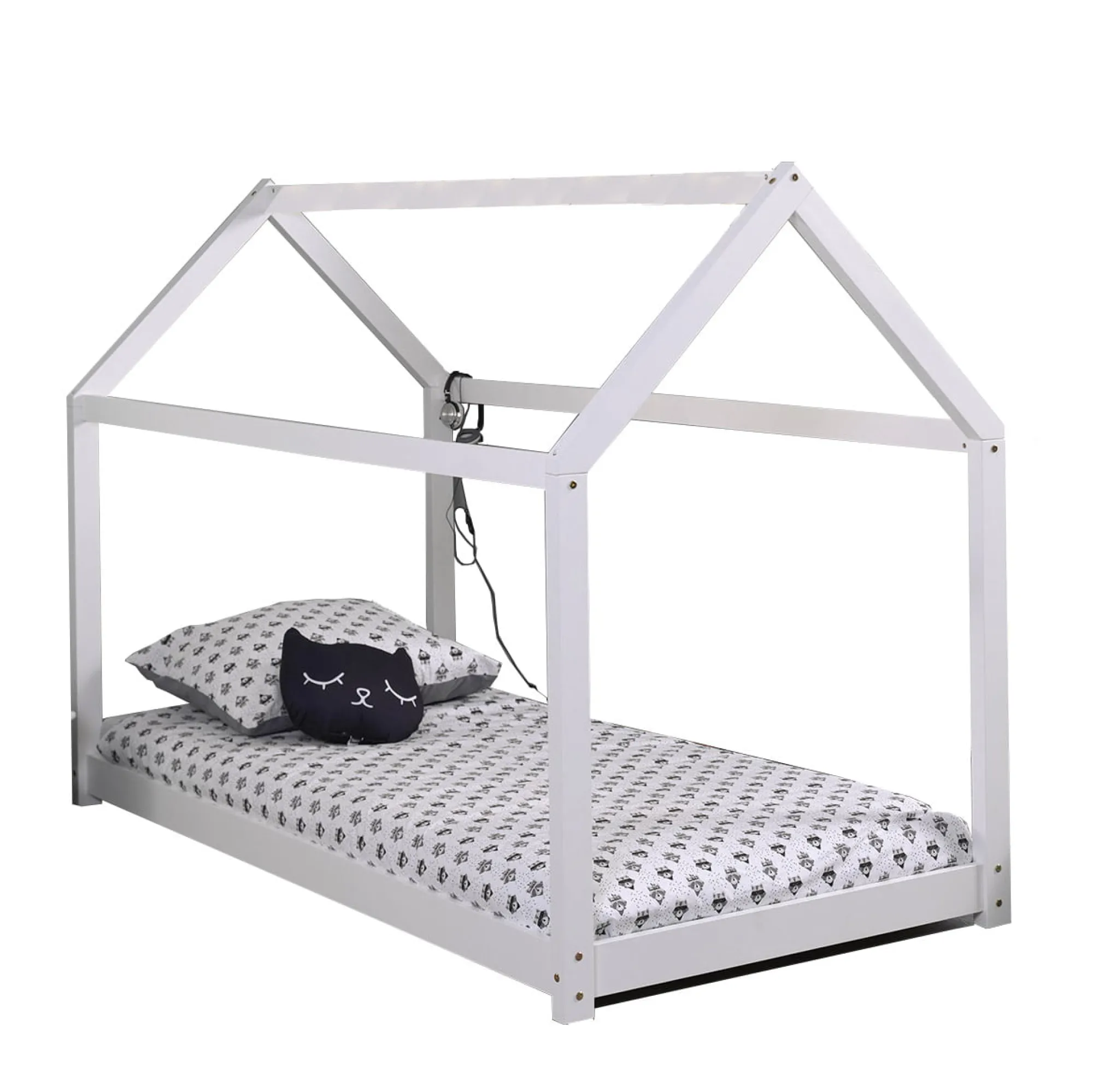 Kinderbedden^Huisenthuis Kinderbed Dreamhouse-W Wit