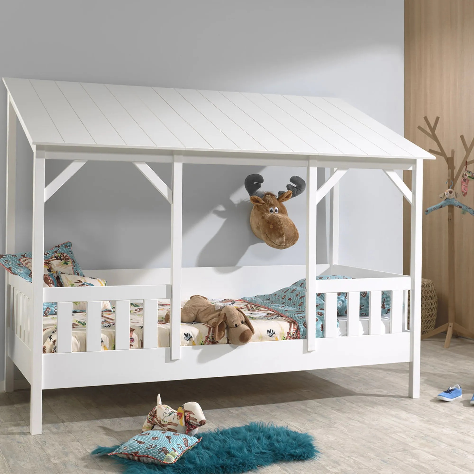 Kinderbedden^Huisenthuis Kinderbed Kira 2 Wit