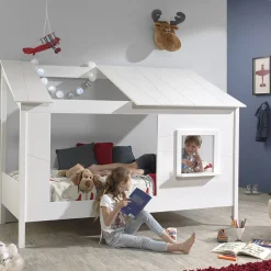 Kinderbedden^Huisenthuis Kinderbed Merle Wit