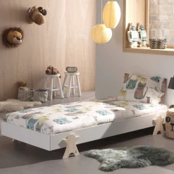 Kinderbedden^Huisenthuis Kinderbed Nynke Wit