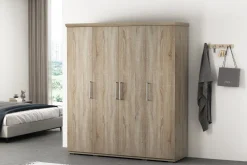Kledingkasten^Huisenthuis Kledingkast Bruno 4-deurs