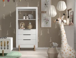 Kinderkamerkasten^Huisenthuis Kledingkast Nynke Wit