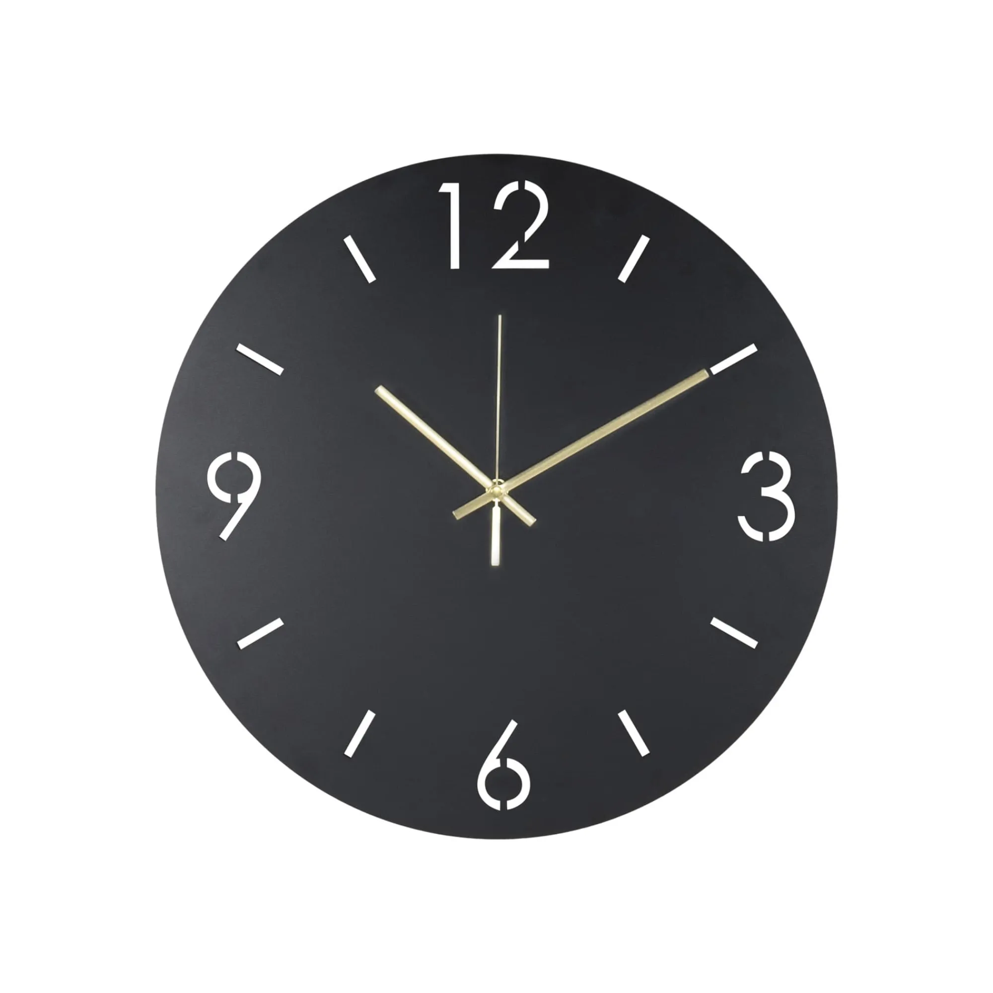 Woonaccessoires^Huisenthuis Klok Ed Zwart 40 cm