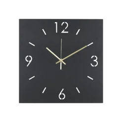 Woonaccessoires^Huisenthuis Klok Ot Zwart 40 cm