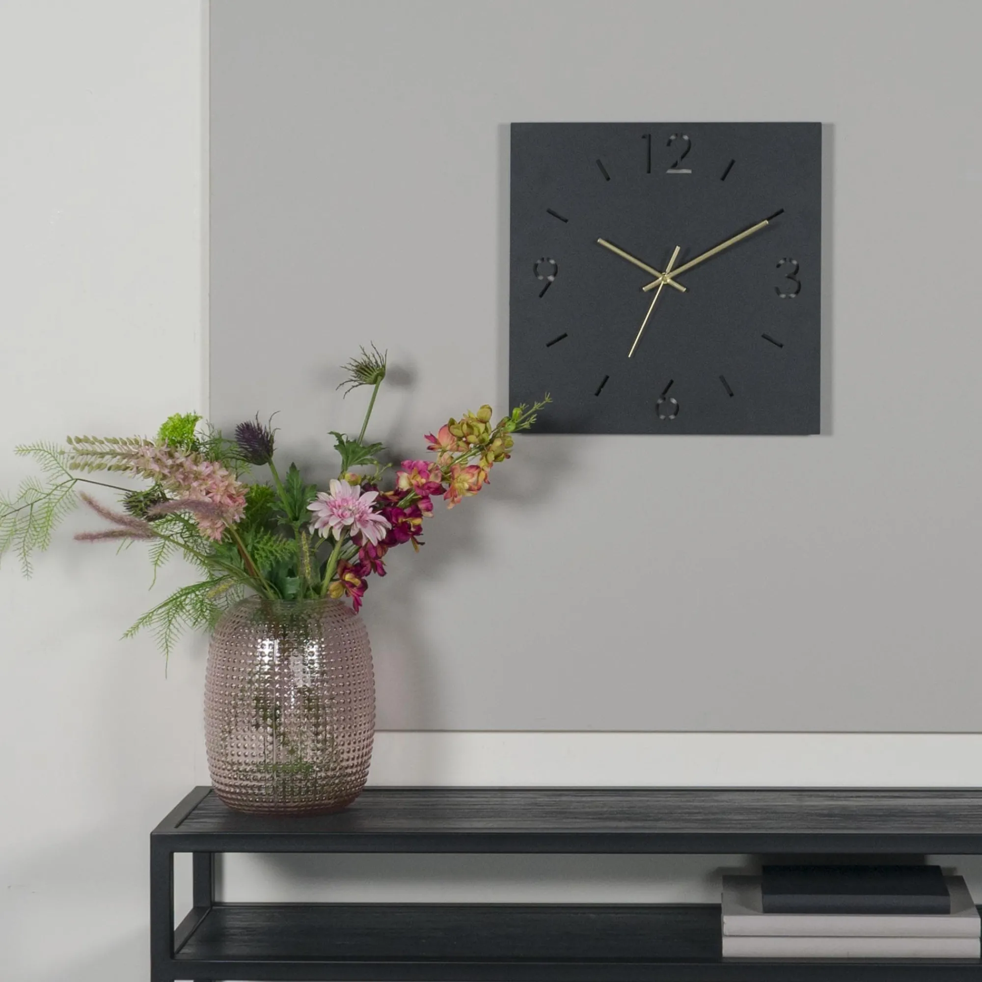 Woonaccessoires^Huisenthuis Klok Ot Zwart 40 cm