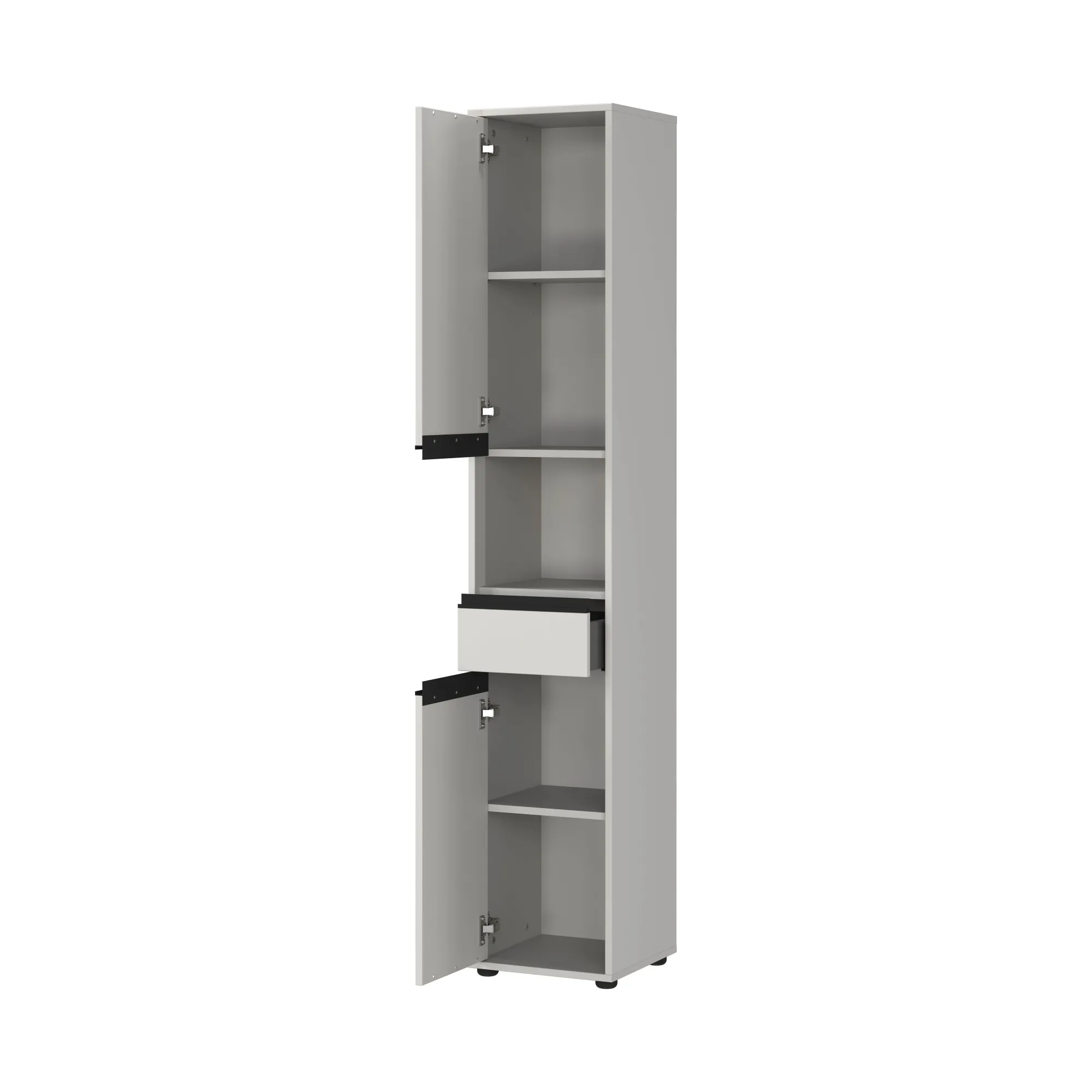 Badkamerkasten^Huisenthuis Kolomkast Pula 181 cm Lichtgrijs