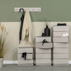 Ladekasten^Huisenthuis Ladekast Coco Taupe 55 cm