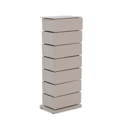 Ladekasten^Huisenthuis Ladekast Coco Taupe 99 cm