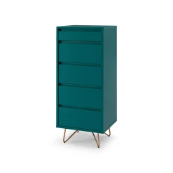 Ladekasten^Huisenthuis Ladekast Lucy 45 cm Blauw