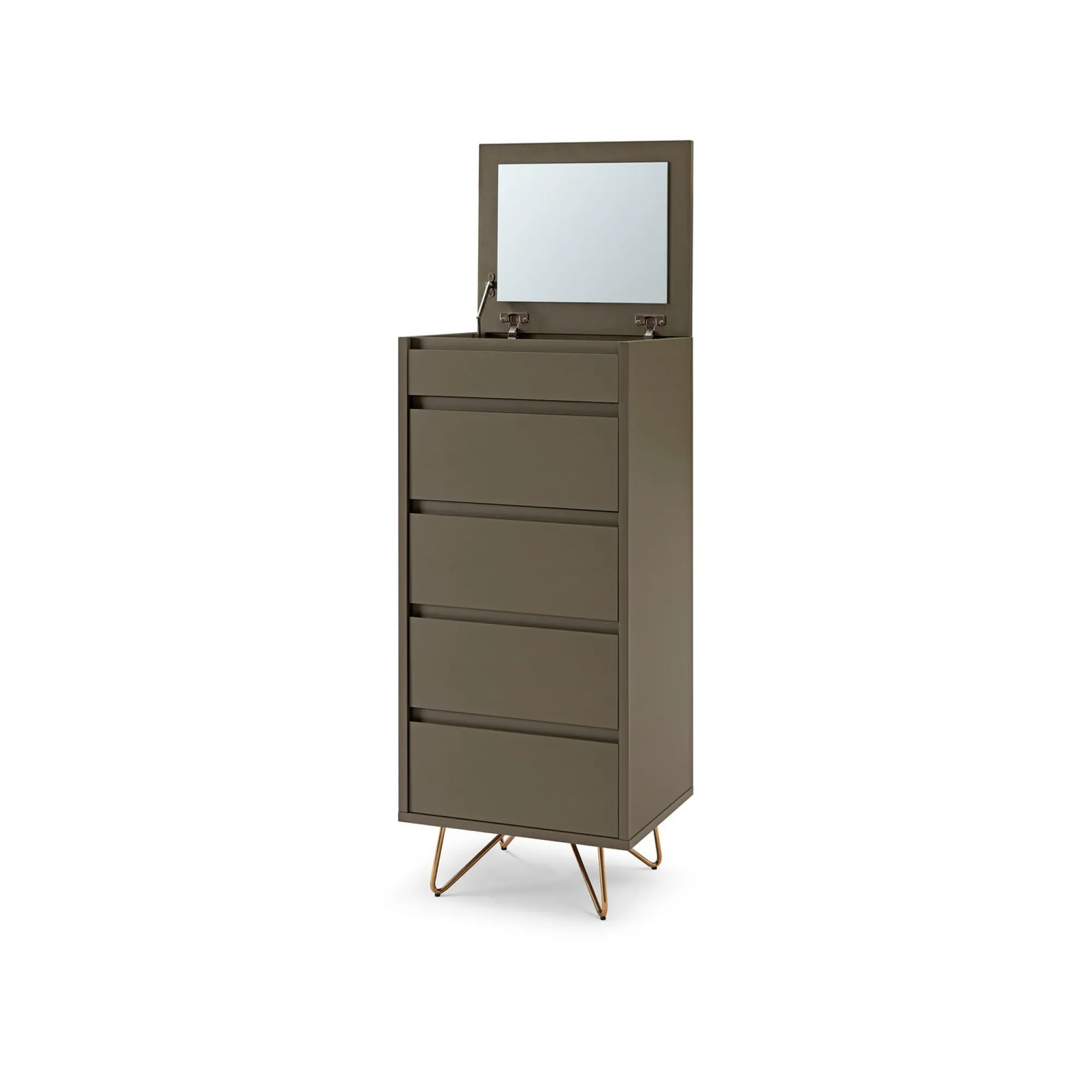 Ladekasten^Huisenthuis Ladekast Lucy 45 cm Grijs