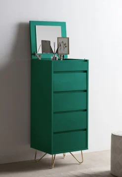 Ladekasten^Huisenthuis Ladekast Lucy 45 cm Groen