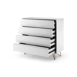 Ladekasten^Huisenthuis Ladekast Lucy 90 cm Wit
