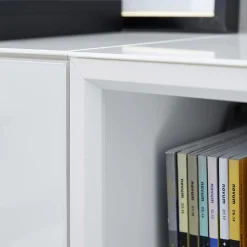 Kantoorkasten^Huisenthuis Lage open kantoorkast Destin Wit