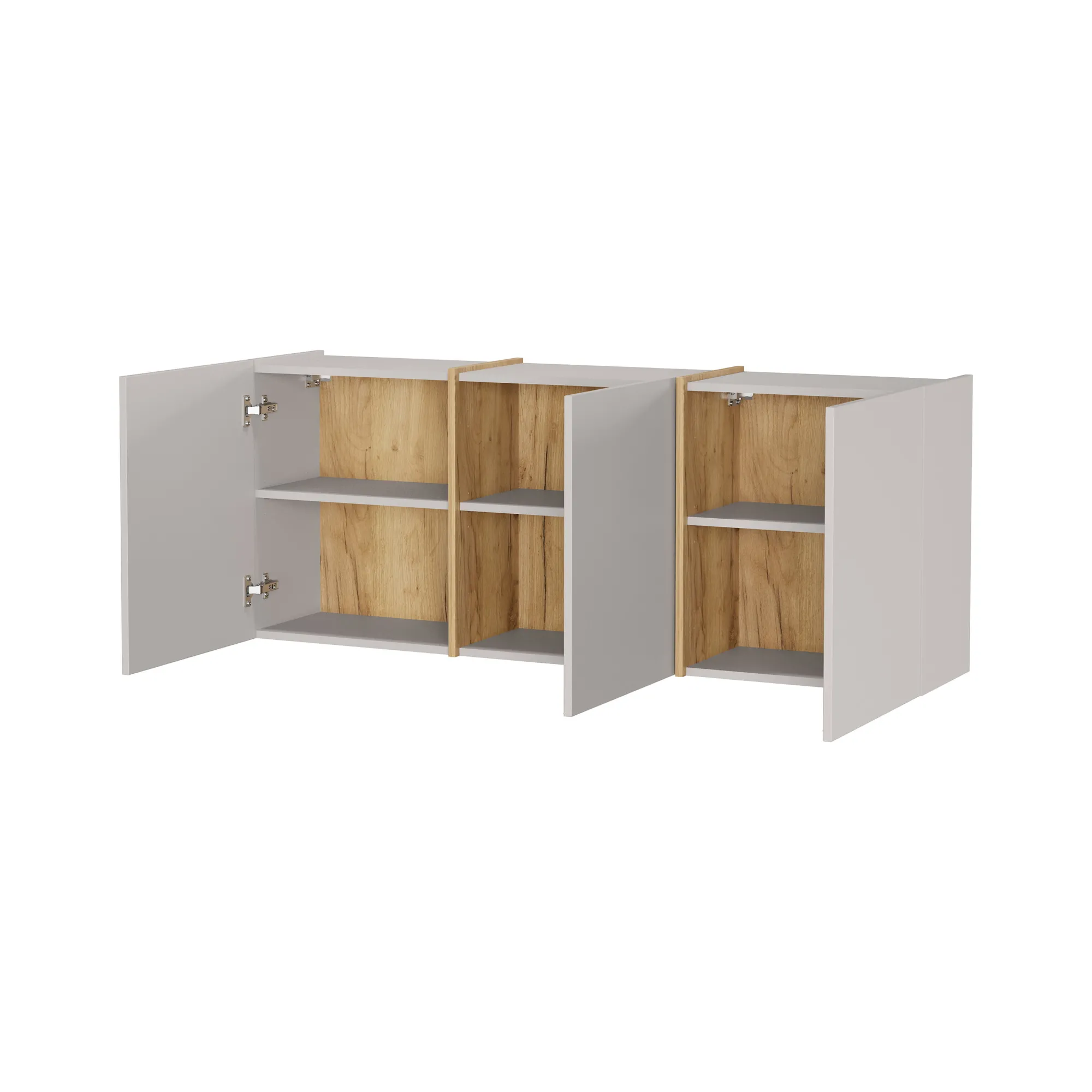 Schoenenkasten|Opbergkasten^Huisenthuis Opbergkast Aniek Kasjmier Eiken 55 cm