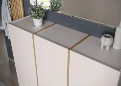 Schoenenkasten|Opbergkasten^Huisenthuis Opbergkast Aniek Kasjmier Eiken 103 cm