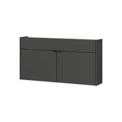 Schoenenkasten|Opbergkasten^Huisenthuis Opbergkast Eleonore 110 cm Grafiet
