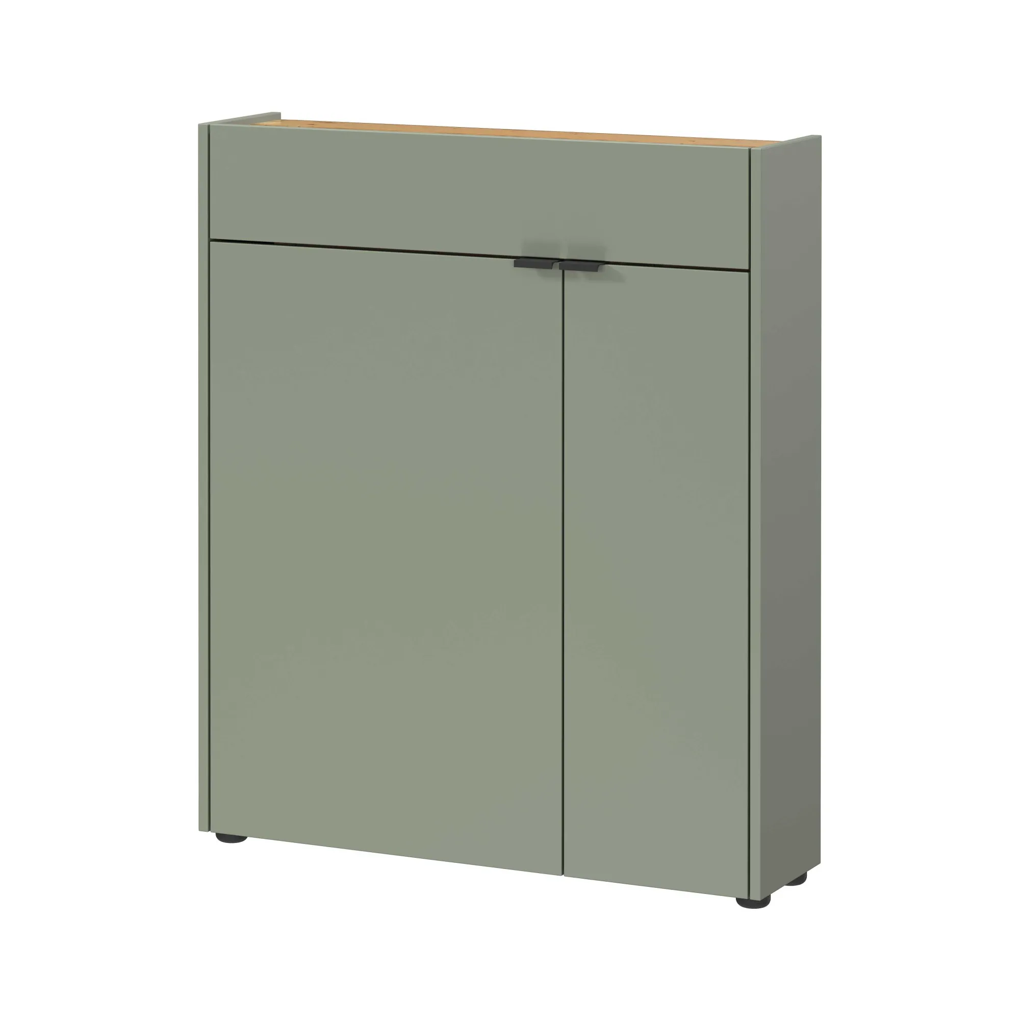 Schoenenkasten|Opbergkasten^Huisenthuis Opbergkast Eleonore 83 cm Groen