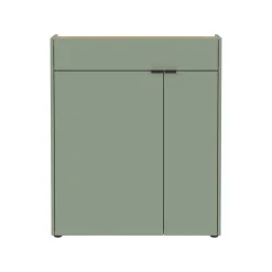 Schoenenkasten|Opbergkasten^Huisenthuis Opbergkast Eleonore 83 cm Groen