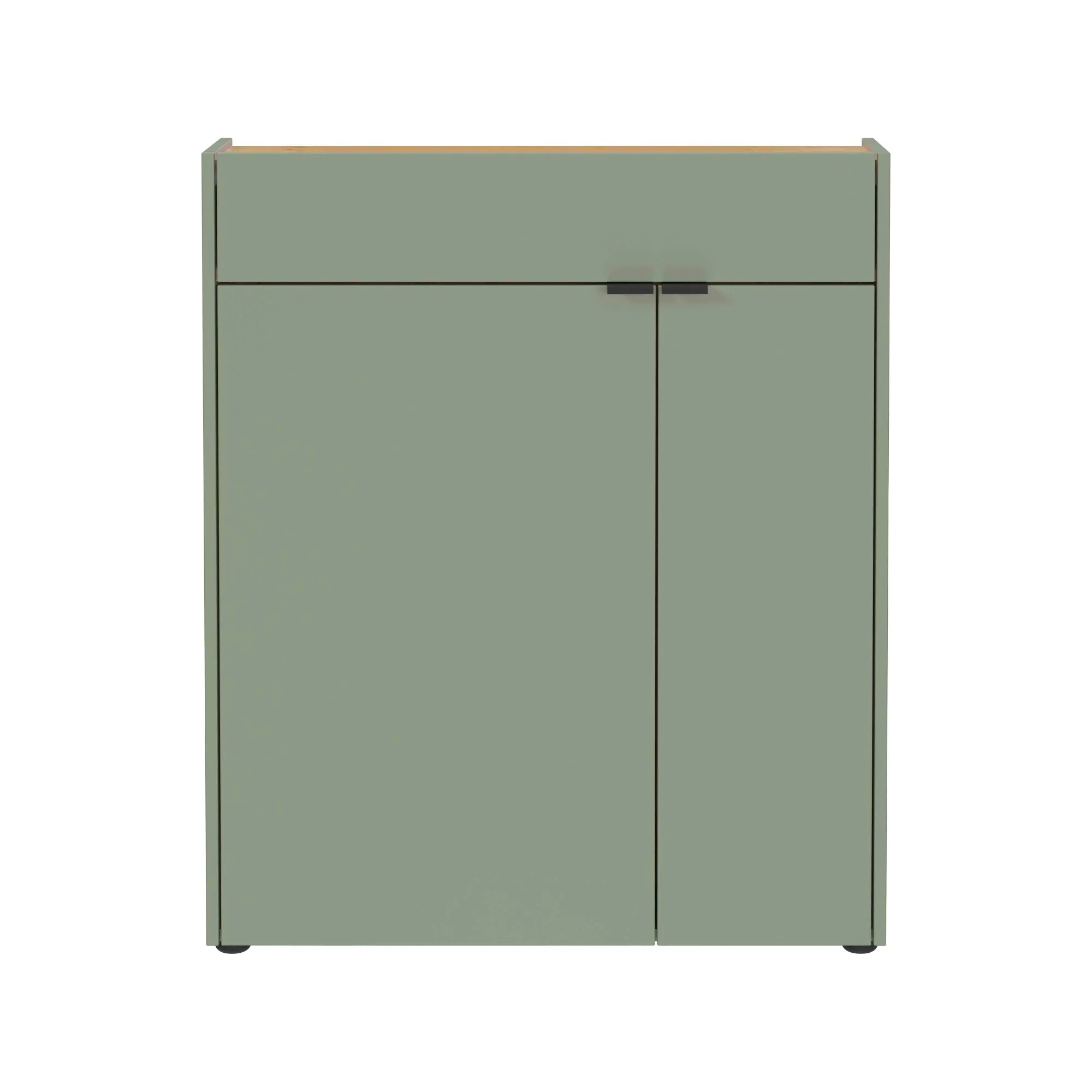 Schoenenkasten|Opbergkasten^Huisenthuis Opbergkast Eleonore 83 cm Groen