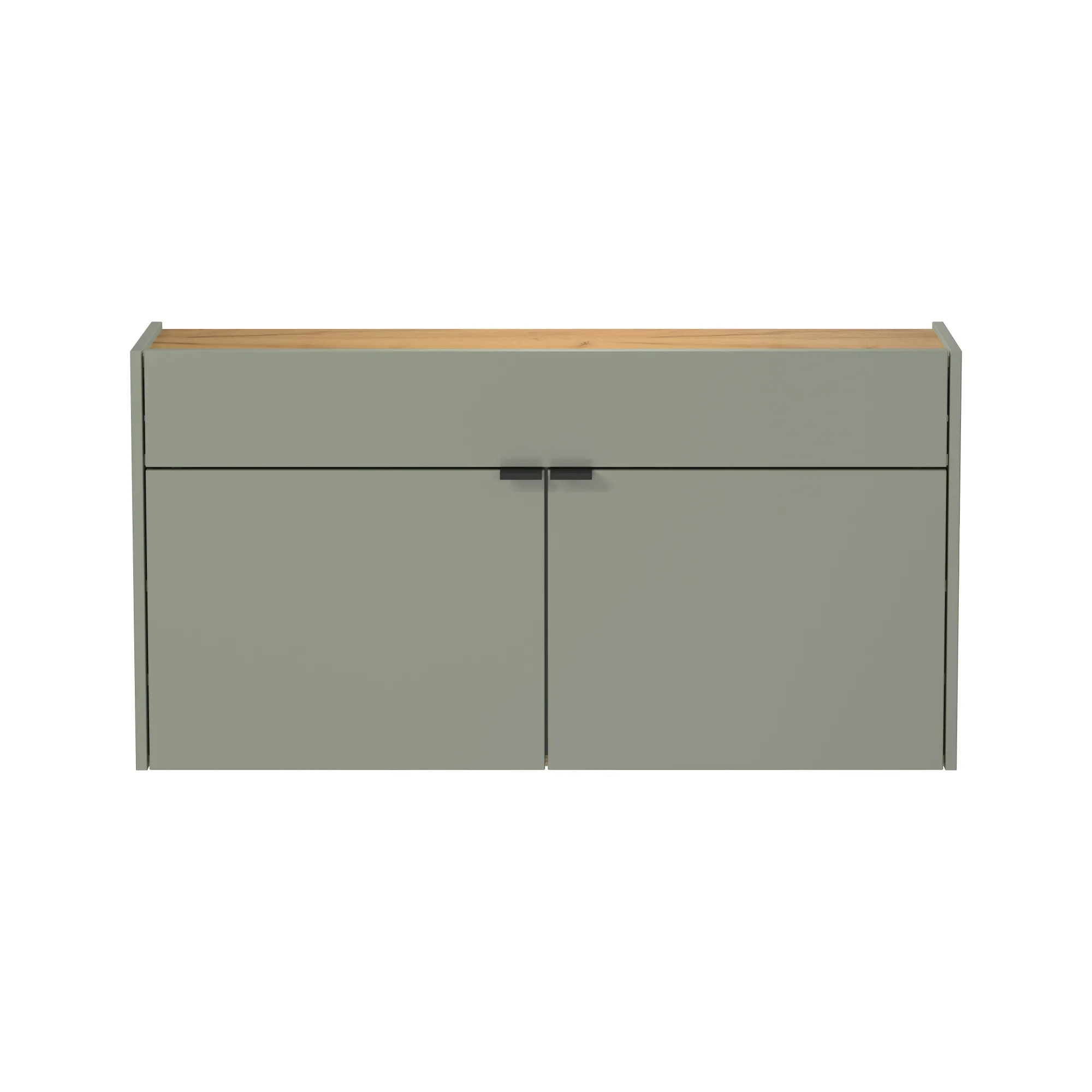 Schoenenkasten|Opbergkasten^Huisenthuis Opbergkast Eleonore 110 cm Groen