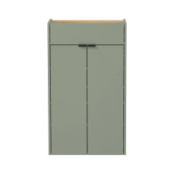 Schoenenkasten|Opbergkasten^Huisenthuis Opbergkast Eleonore 56 cm Groen