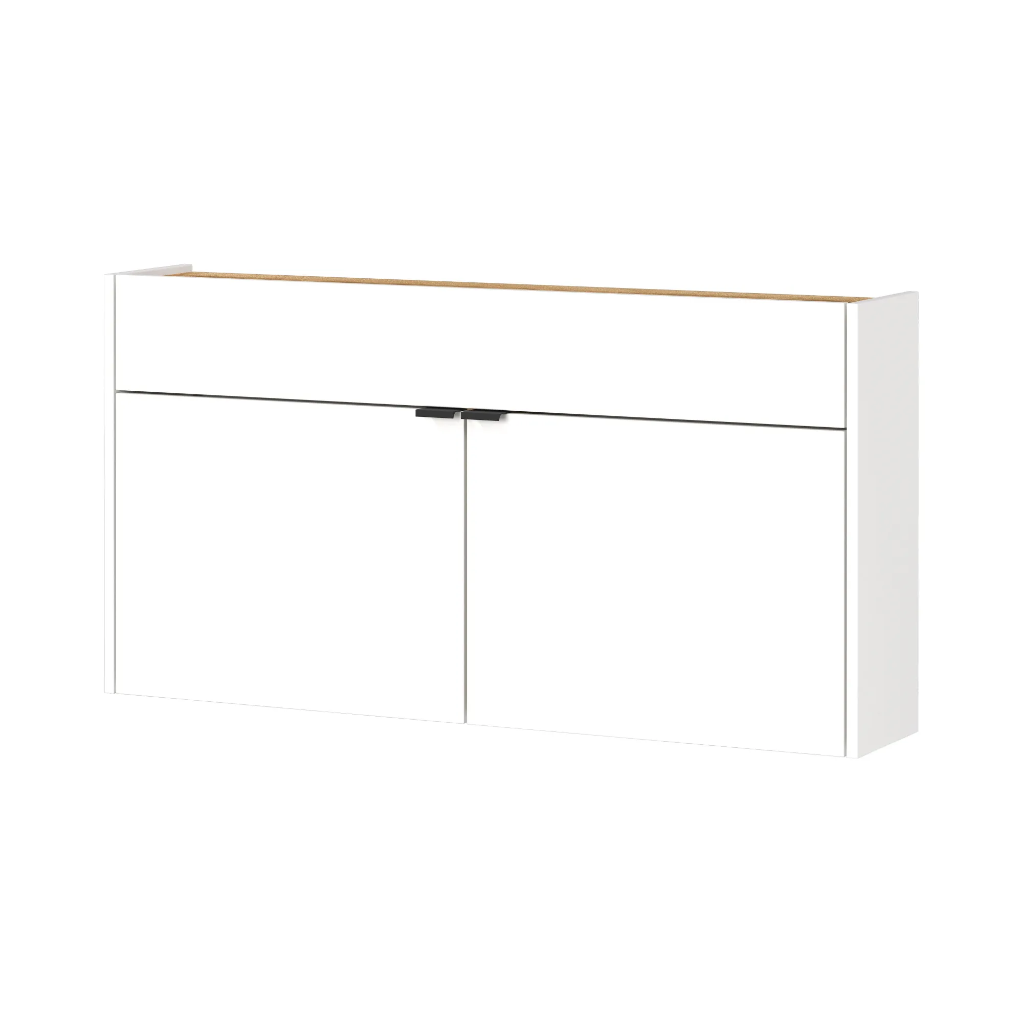 Schoenenkasten|Opbergkasten^Huisenthuis Opbergkast Eleonore 110 cm Wit