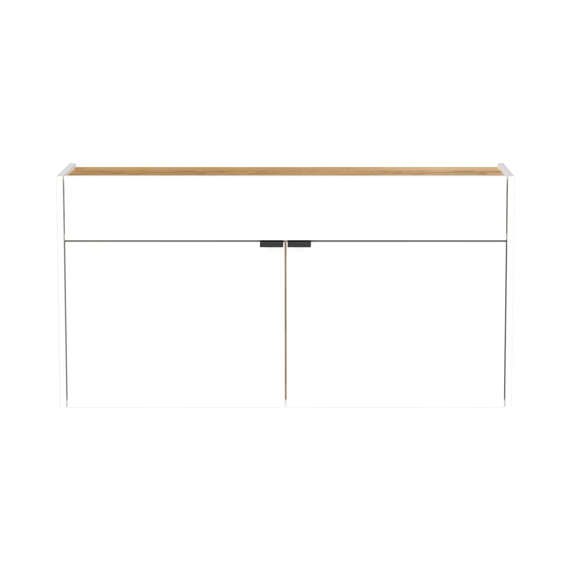 Schoenenkasten|Opbergkasten^Huisenthuis Opbergkast Eleonore 110 cm Wit