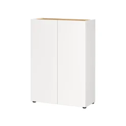 Schoenenkasten|Opbergkasten^Huisenthuis Opbergkast Eleonore 74 cm Wit