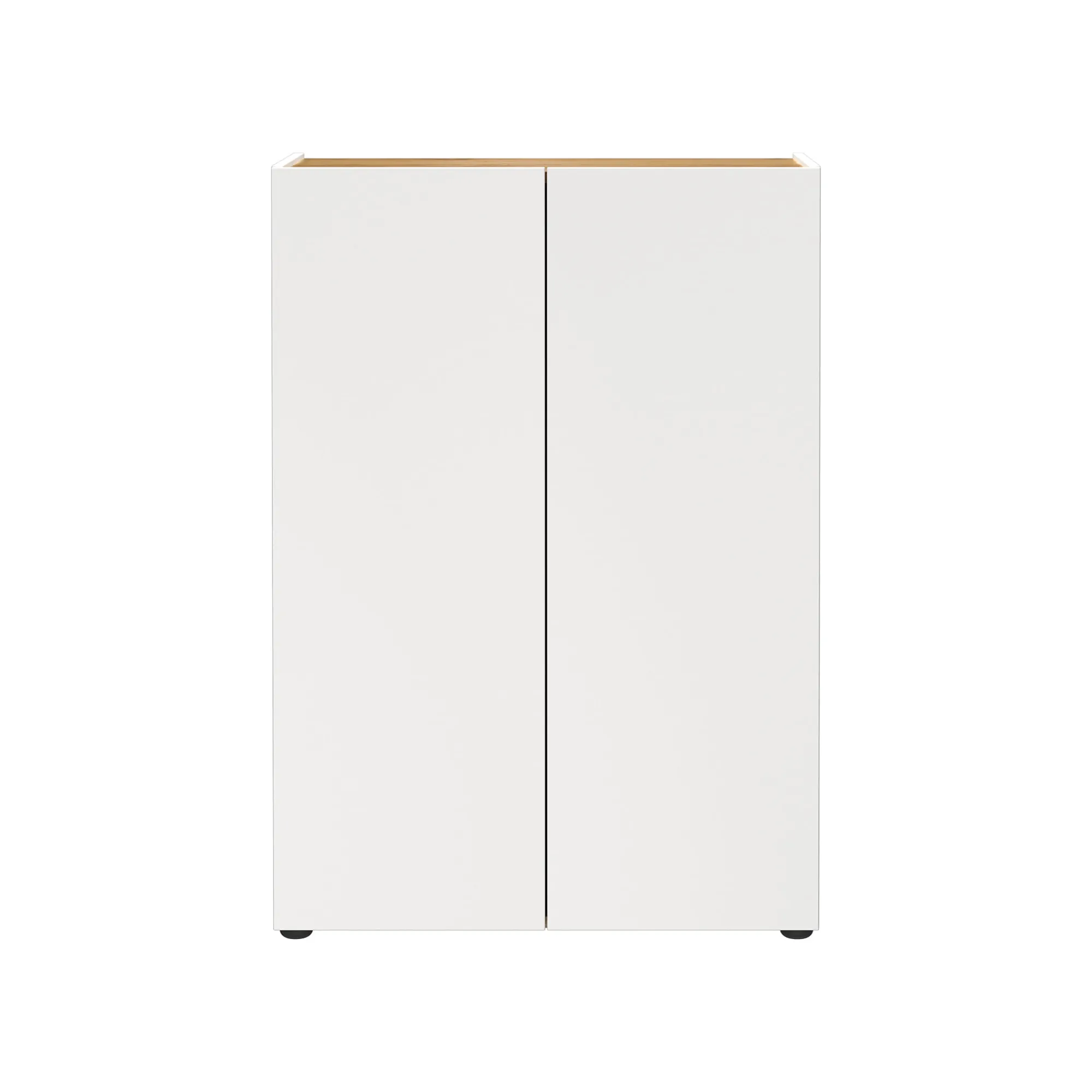 Schoenenkasten|Opbergkasten^Huisenthuis Opbergkast Eleonore 74 cm Wit