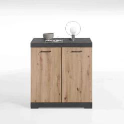 Opbergkasten^Huisenthuis Opbergkast Hermes 80x50x90 cm – 1 Artisan Eiken