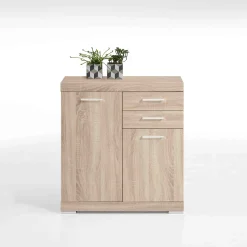 Opbergkasten^Huisenthuis Opbergkast Hermes 80x50x90 cm – 2 Eiken