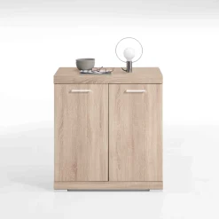 Opbergkasten^Huisenthuis Opbergkast Hermes 80x50x90 cm – 1 Eiken