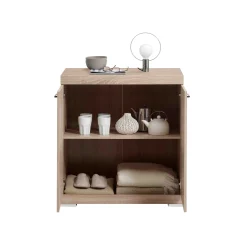 Opbergkasten^Huisenthuis Opbergkast Hermes 80x35x90 cm – 1 Eiken