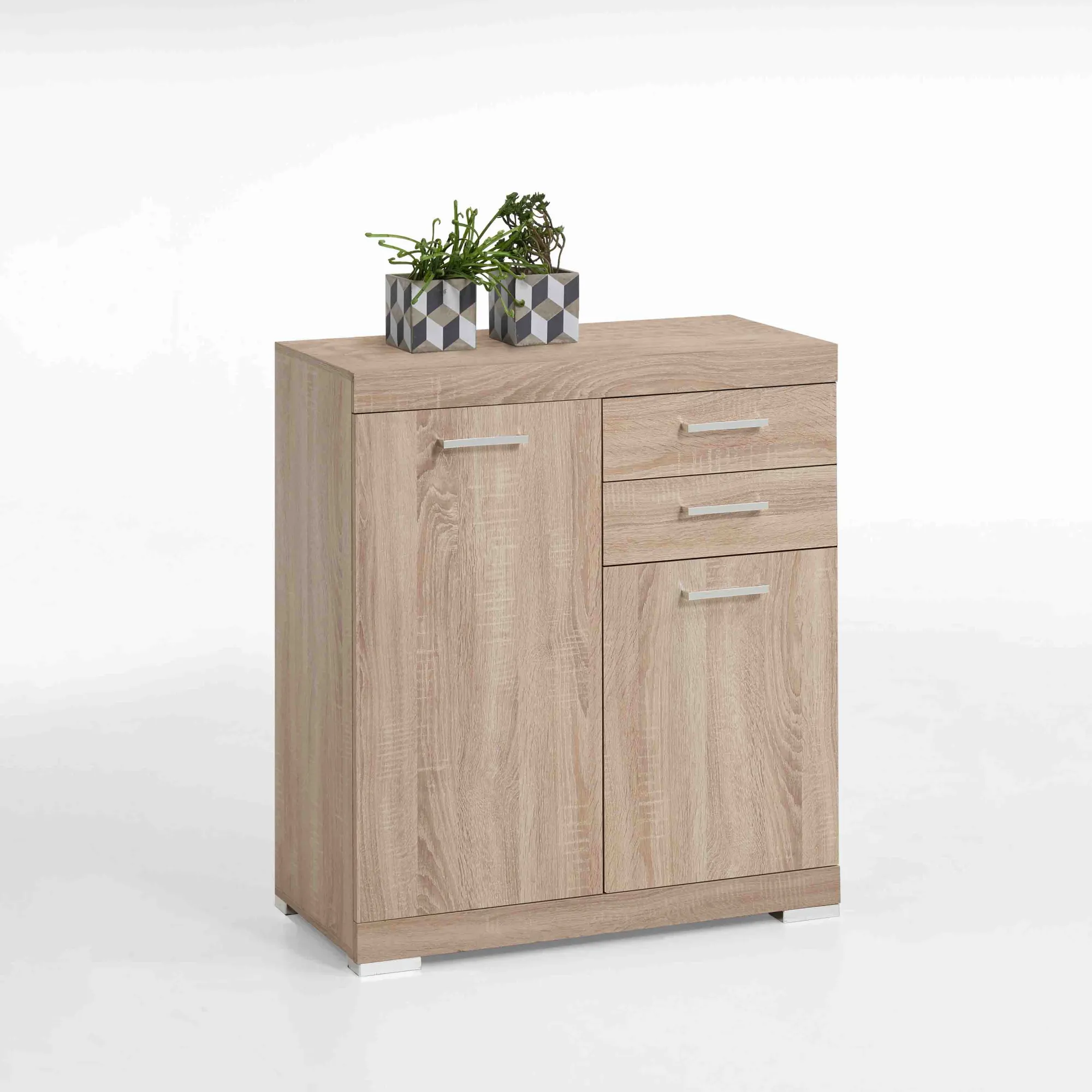 Opbergkasten^Huisenthuis Opbergkast Hermes 80x35x90 cm – 1 Eiken
