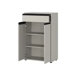 Badkamerkasten|Opbergkasten^Huisenthuis Opbergkast Pula 63 cm Lichtgrijs