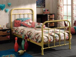 Kinderbedden^Huisenthuis 1-Persoonsbed Sam-1G Geel