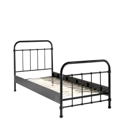 Kinderbedden^Huisenthuis 1-Persoonsbed Sam-1Z Zwart