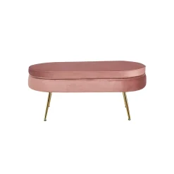 Poefen^Huisenthuis Poef Chanelle Velvet 99 cm Roze