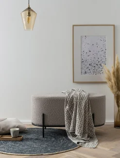 Poefen^Huisenthuis Poef Naomi Bouclé Taupe