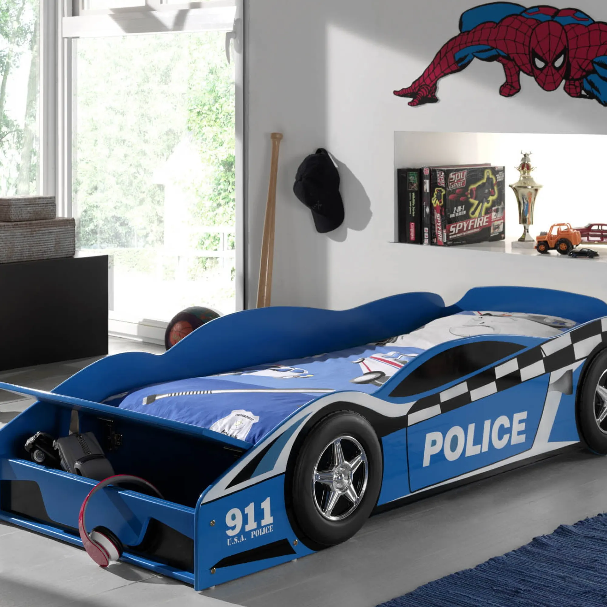 Kinderbedden^Huisenthuis Politie autobed Maarten
