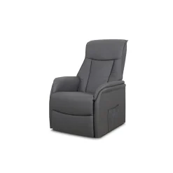 Fauteuils^Huisenthuis Relaxfauteuil Francine Grijs