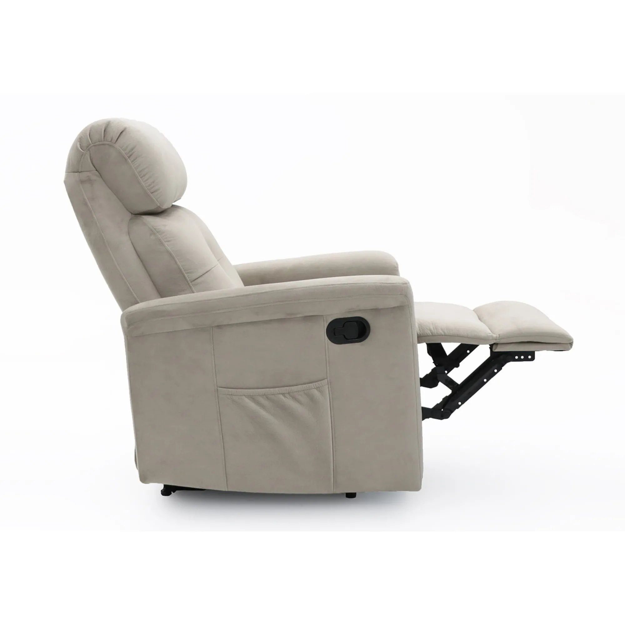 Fauteuils^Huisenthuis Relaxfauteuil Hannelore Taupe