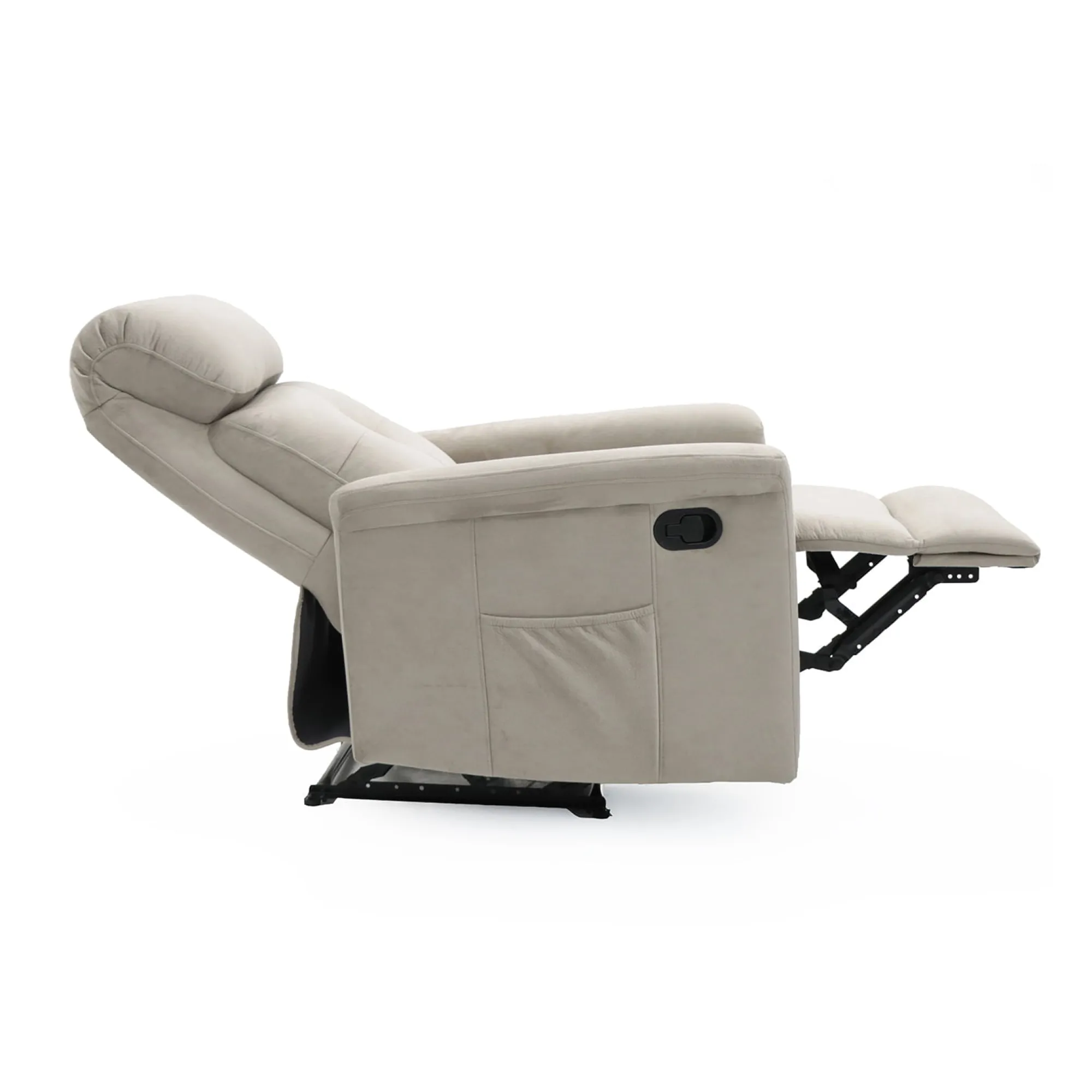 Fauteuils^Huisenthuis Relaxfauteuil Hannelore Taupe