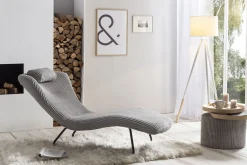 Fauteuils^Huisenthuis Relaxfauteuil Keanan Lichtgrijs