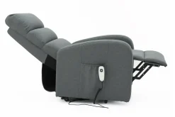 Fauteuils^Huisenthuis Relaxfauteuil Lenny Donkergrijs