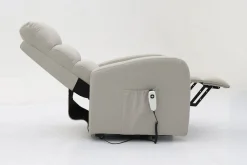 Fauteuils^Huisenthuis Relaxfauteuil Lenny Lichtgrijs